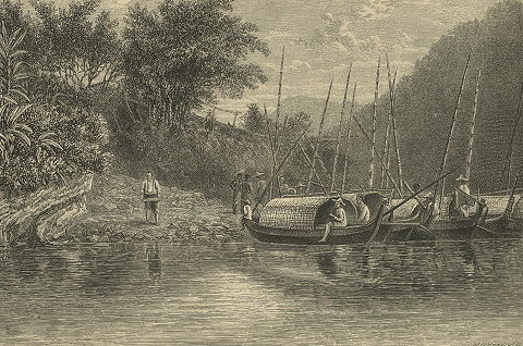 基隆河的小溪流（繪圖年代：約1886年）